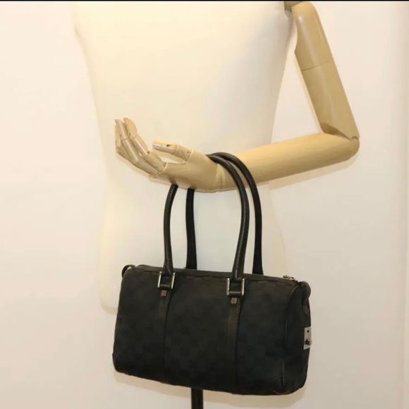 GUCCI GG Canvas Hand Bag Black color made in Italy 🇮🇹🔥🔥🔥 - Picture 13 of 13